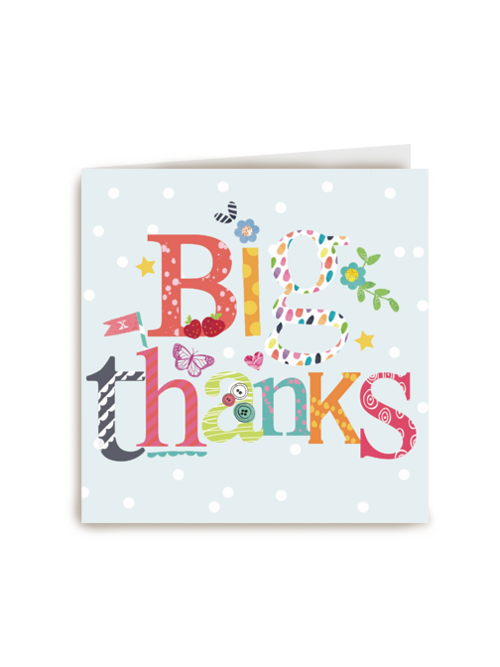 Kaart | Hallmark | Bedankt | Prodo Big Thanks
