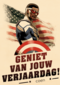 Captain America geniet van jouw verjaardag