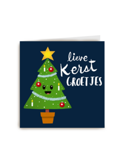 lieve kerstgroetjes kerstboom