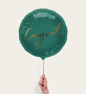 Ballon Congrats Groen