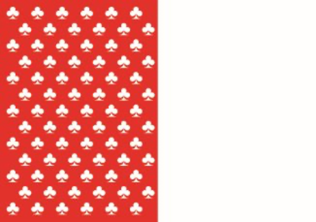 zeventien rood klavers