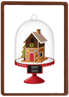 kersthuisje in stolp