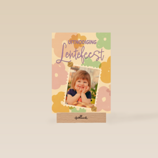 Uitnodiging Lentefeest fotokaart