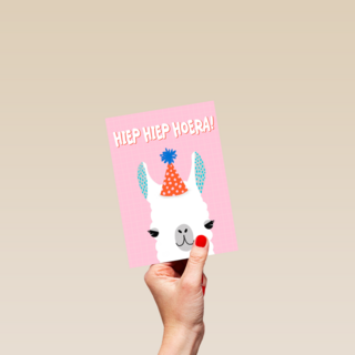 hiep hiep feestalpaca hoera