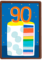 Verjaardagstaart 90 jaar