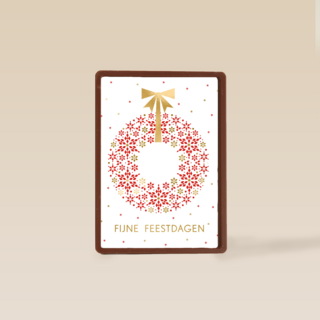 Kerstkaart zakelijk Kerstkrans