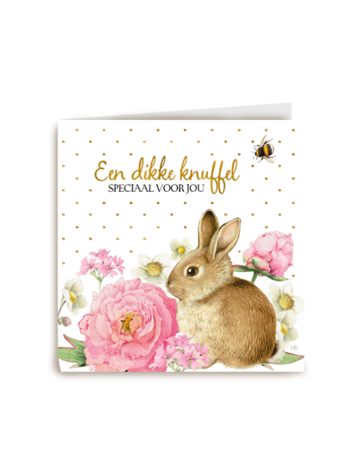 Kaart flowers by Marjolein Bastin Een dikke knuffel
