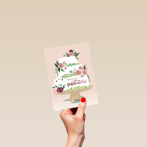botanical van harte gefeliciteerd met jullie huwelijk