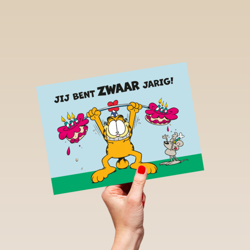Garfield jij bent zwaar jarig