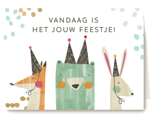 vandaag is het jouw feestje met deze beesten