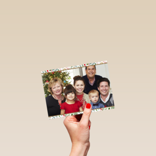algemene kerstfotokaart