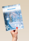 winters landschap met sneeuwvlokken