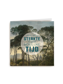 bomen veel sterkte in deze moeilijke tijd