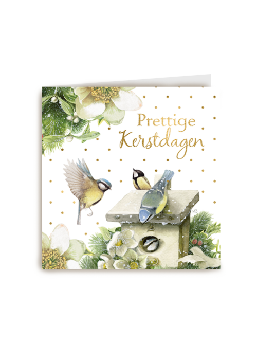 kerstkaart marjolein bastin koolmezen prettige kerstdagen