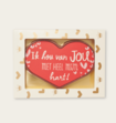 Chocolade Hart Ik Hou Van Jou