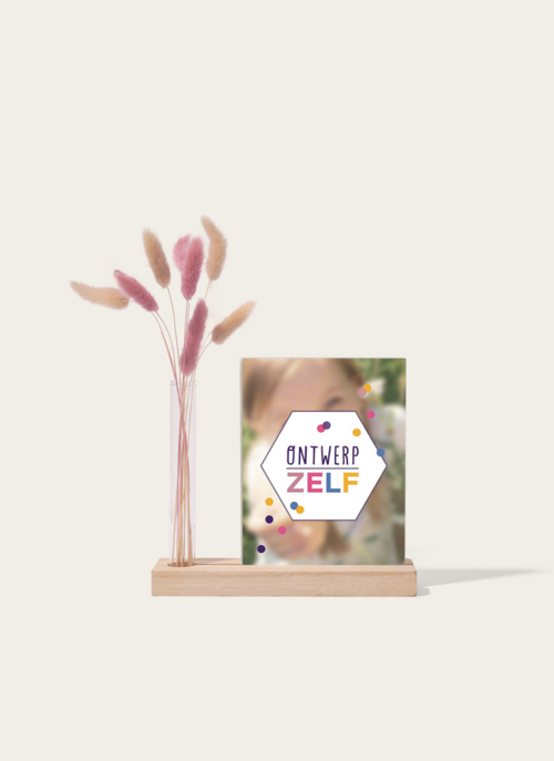 Brievenbuspakket Droogpluimen Kaarthouder Roze Beige Cadeau Bloemen En Planten |