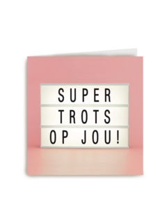 lightbox kaart super trots op jou vrouw