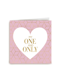 valentijnskaart stijlvol my one and only
