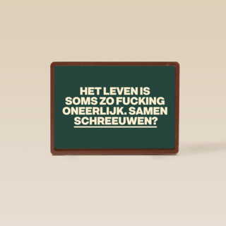 condoleance kaart andc het leven is soms zo fucking oneerlijk