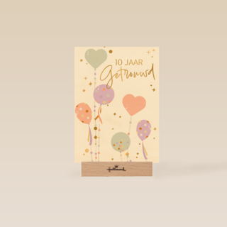 Ballonnen 10 jaar getrouwd