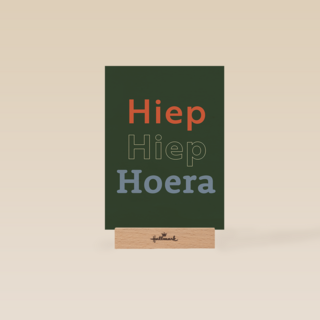 Hiep Hiep Hoera Groen