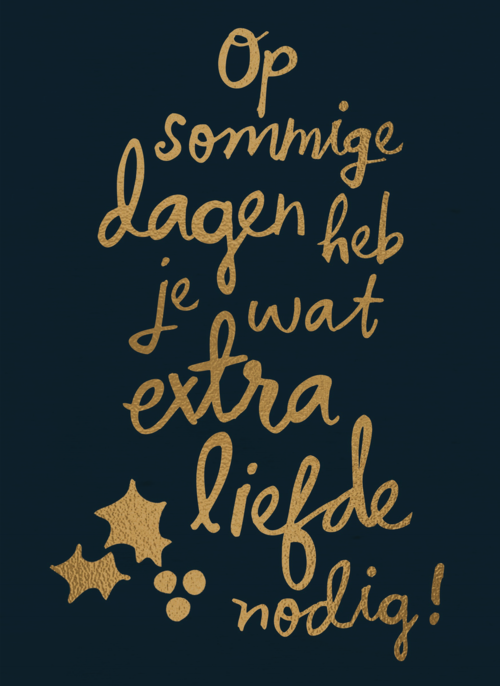 Houten kaart Kerst | Hallmark | Houten kaart Kerst | Hallmark | Kerstkaart op sommige dagen heb je wat extra liefde nodig