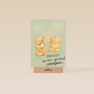 nieuwjaarskaart klassiek forever friends proost