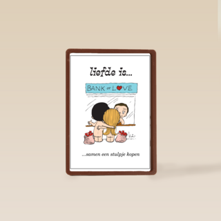 liefde is kaart samen een stulpje kopen
