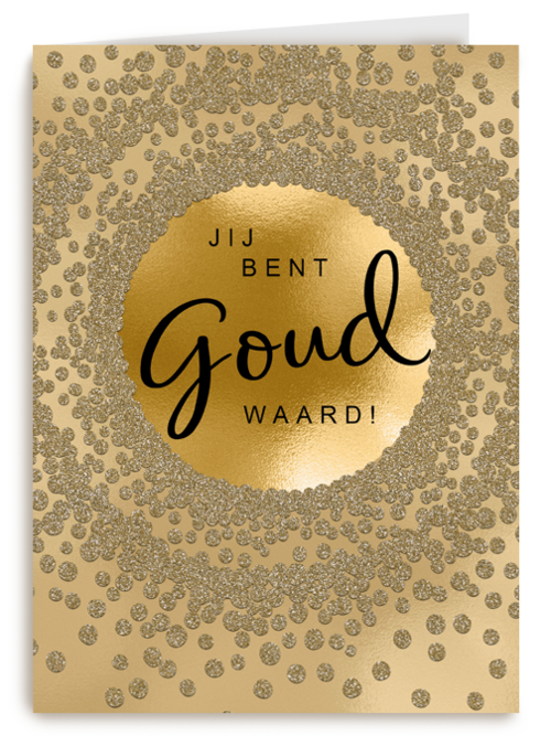 Kaart Hallmark | Moederdag | Moederdag Kaart Stijlvol Jij Bent Goud Waard