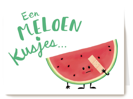 een meloen kusjes