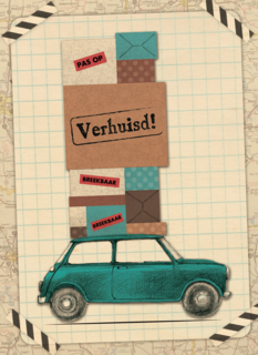 nieuwe woning verhuisd verhuisdozen