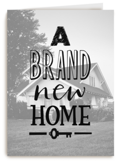 nieuwe woning fotokaart a brand new home