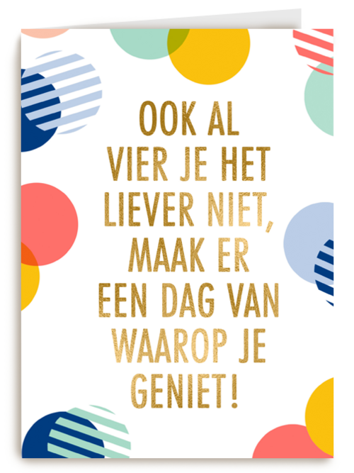 Verjaardagskaart Hallmark | Verjaardag Kaart Hip Ook Al Vier Je Het Liever Niet