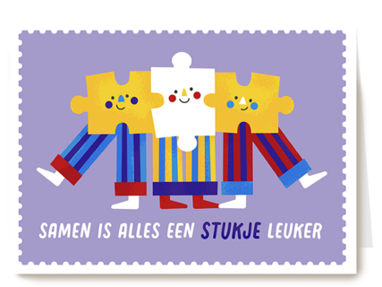 Kinderpostzegels Samen Stukje Leuker
