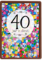 confetti 40 jaar in dienst