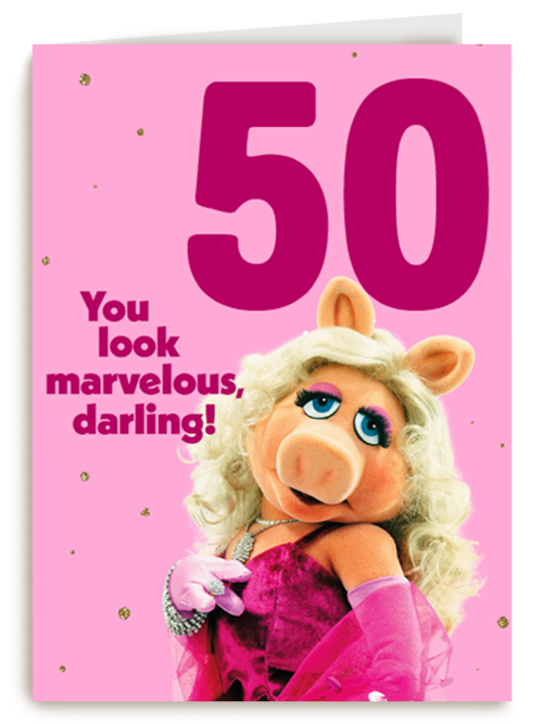 Verjaardagskaart Hallmark | Miss Piggy Verjaardagskaart You Look Marvelous
