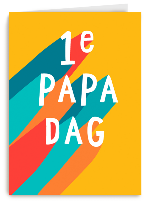 vaderdag kaart hip 1e papa dag