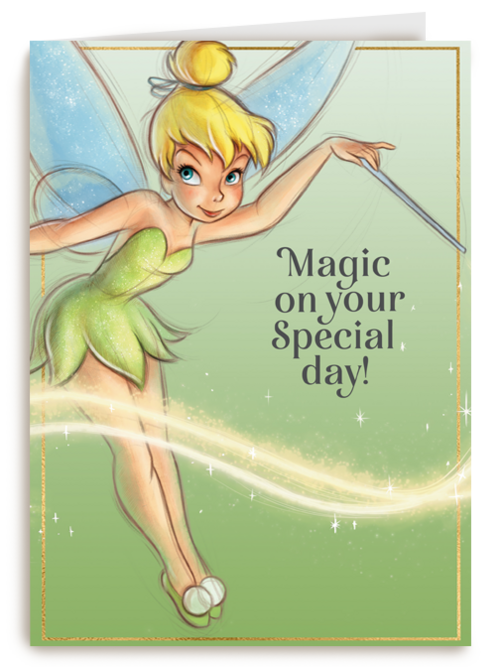 Disney verjaardagskaart Tinkerbell