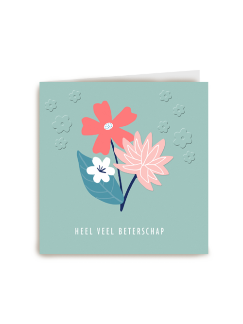beterschap kaart stijlvol heel veel beterschap
