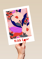 Valentijnskaart with love