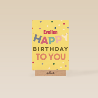 slinger gefeliciteerd vrouw