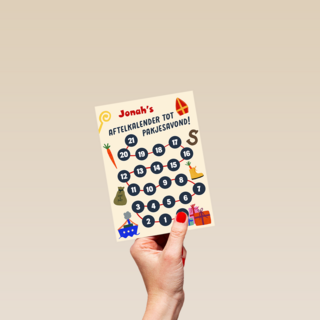 Sinterklaas Aftelkalender Tot Pakjesavond