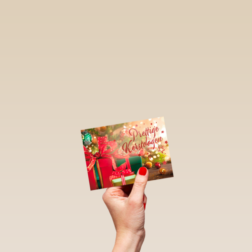Prettige kerstdagen kerstcadeau