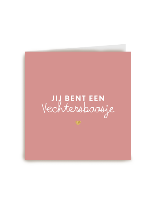 baby kaart jij bent een vechtersbaasje