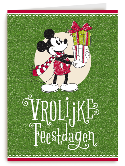 Mickey vrolijke feestdagen