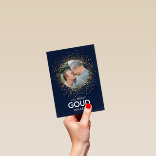 vaderdag fotokaart jij bent goud waard