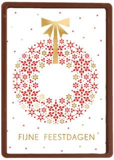 Kerstkaart zakelijk Kerstkrans