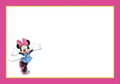 minnie mouse deelt cupcakes uit