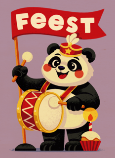 Verjaardag Feest Panda