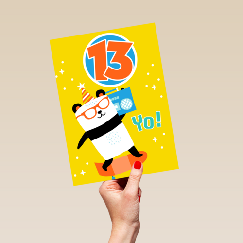 Panda met Boombox 13 jaar